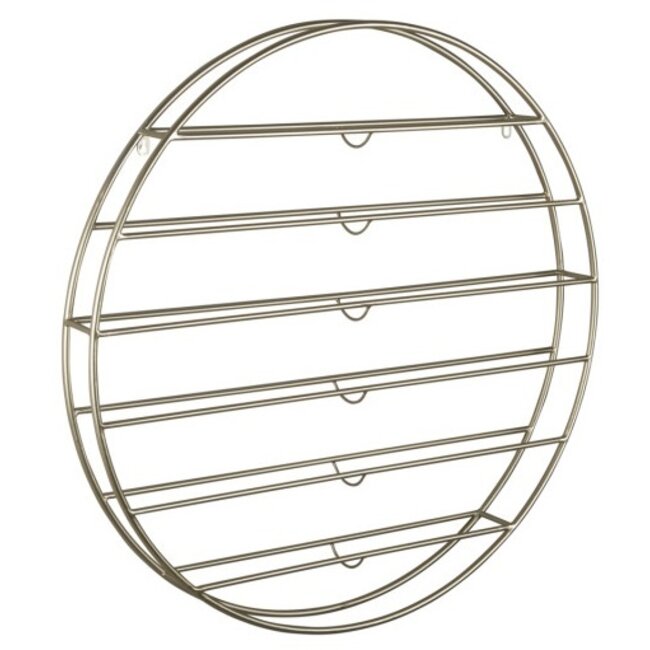 Present Time Wijnrek Redondo metaal goud