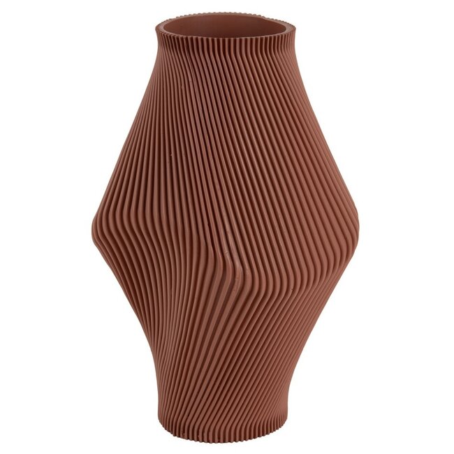 Present Time Vaas Twisted Rib groot warm bruin