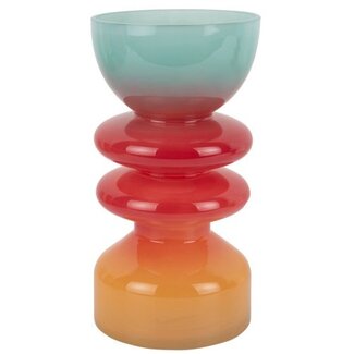 Present Time Vaas Summer Vibes glas groot multi colour