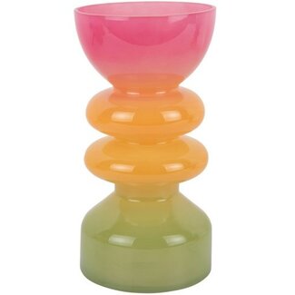 Present Time Vaas Funky Vibes glas groot multi colour