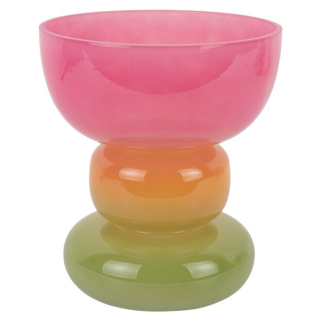 Present Time Vaas Funky Vibes glas breed multi colour