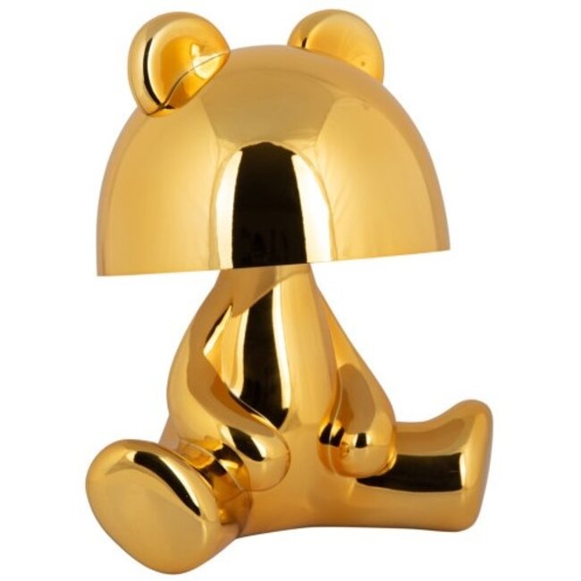 Leitmotiv Tafellamp Bear LED met bluetooth speaker goud