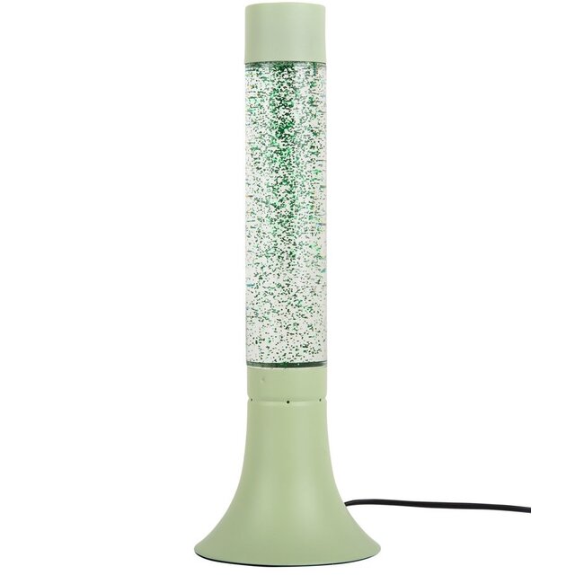 Leitmotiv Tafellamp Astro Glitter zacht groen met helder groen glitter