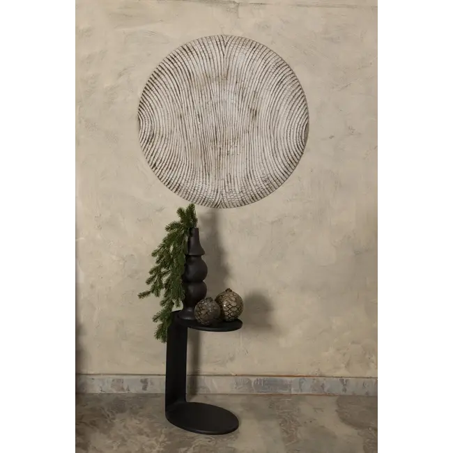 PTMD Wandpaneel Moanna Creme MDF rond organische lijnen S