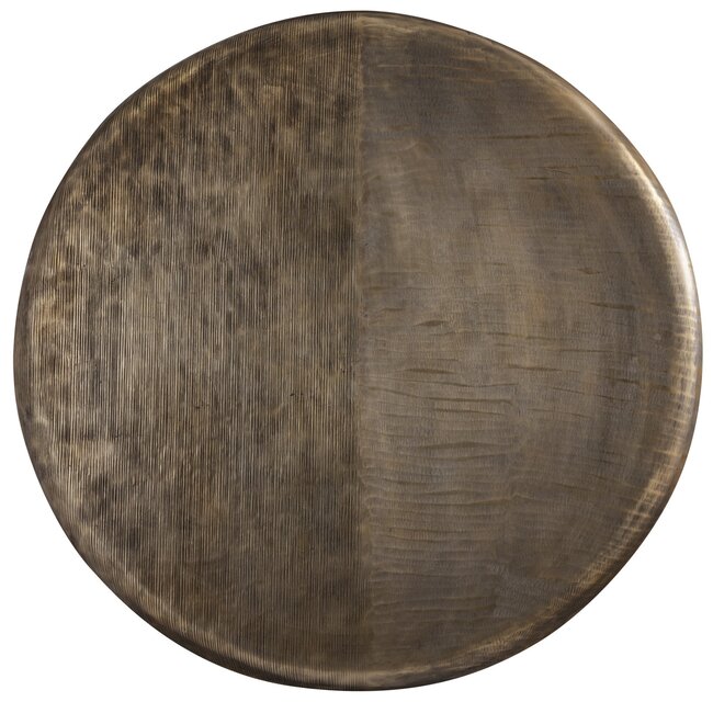 PTMD Wandornament Jowad Antiek Goud geribbed S - Ø60.5 cm