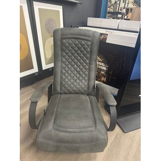 WoonMax Relaxfauteuil Queen Cabrio Antraciet handbediening - Showroommodel