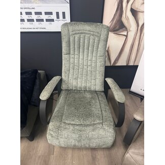 WoonMax Relaxfauteuil Queen Merge Thyme elektrisch met accu - Showroommodel