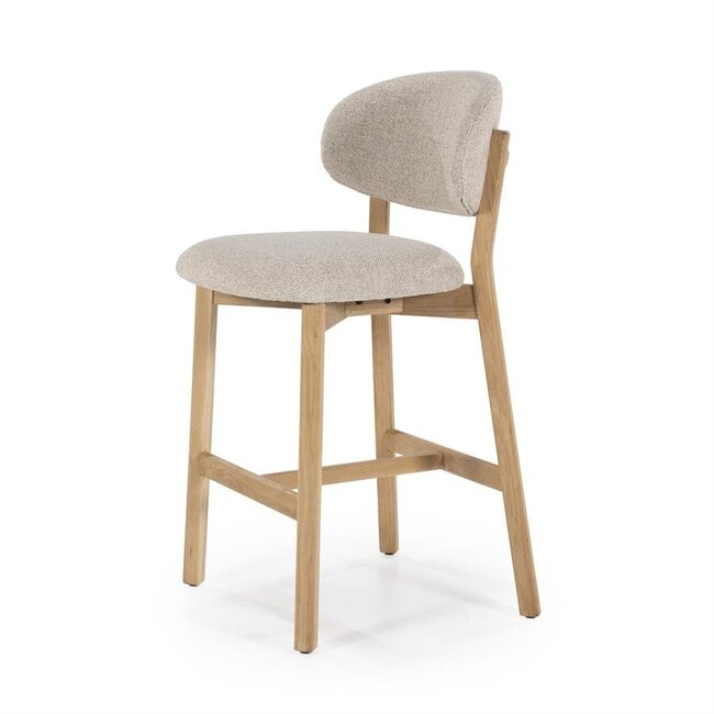 Eleonora Barstoel Mikky naturel - taupe Moon