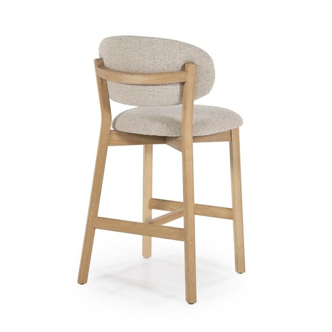 Eleonora Barstoel Mikky naturel - taupe Moon