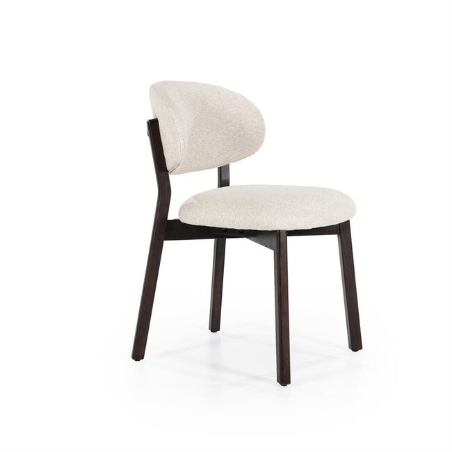 Eleonora Stoel Mikky bruin - beige Moon