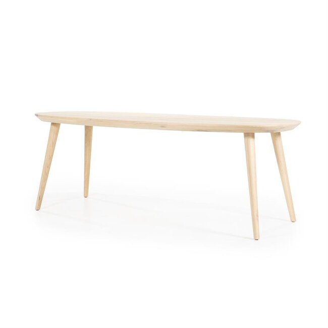 Eleonora Eettafel Elijah 220x100 cm - naturel
