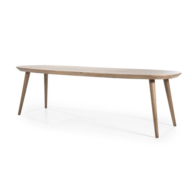 Eleonora Eettafel Elijah 260x100 cm - bruin