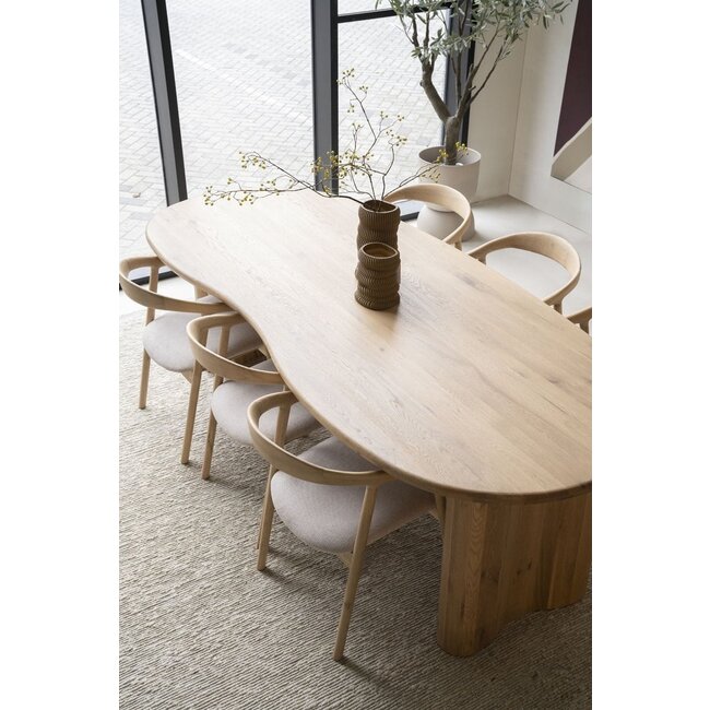 Eleonora Eettafel Josh 250x110 cm - naturel