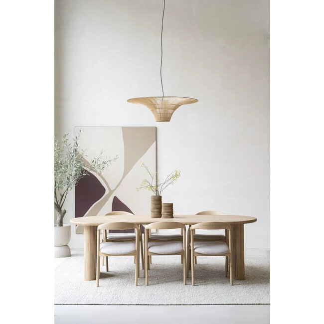 Eleonora Eettafel Josh 250x110 cm - naturel