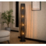 WoonStijl Vloerlamp 150 4L cylinder mesh / Charcoal