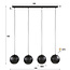 WoonStijl Hanglamp 4x Ø25 zip