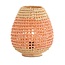 Light en Living Tafellamp Ø32X34,5 Cm Kalipa Rattan Natural+Terra