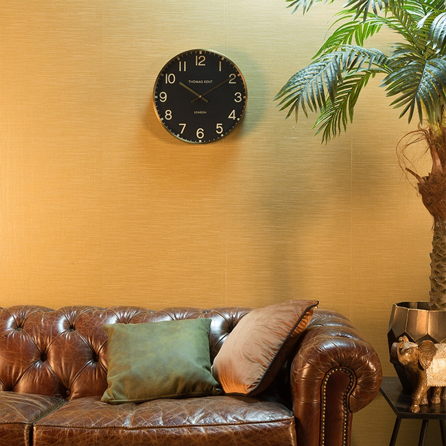 Thomas Kent Klok Clocksmith zwart/goud - in 3 maten leverbaar