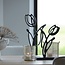 Light & Living Ornament op voet 24x8,5x45 cm TULIPANU mat zwart