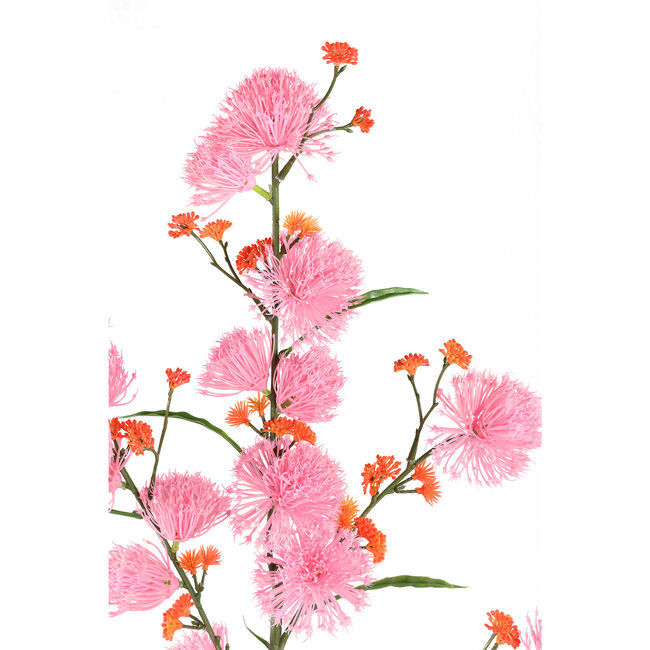 PTMD Kunstbloem lichtroze Allium