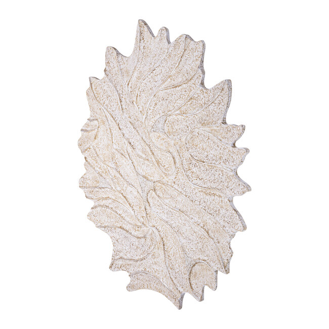 PTMD Wandornament Ceanna Crème MDF Wavy rond L