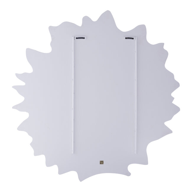 PTMD Wandornament Ceanna Crème MDF Wavy rond L