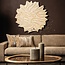 PTMD Wandornament Ceanna Crème MDF Wavy rond L
