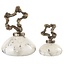 PTMD Ornament Maryan Parelvormig met aluminium deksel L