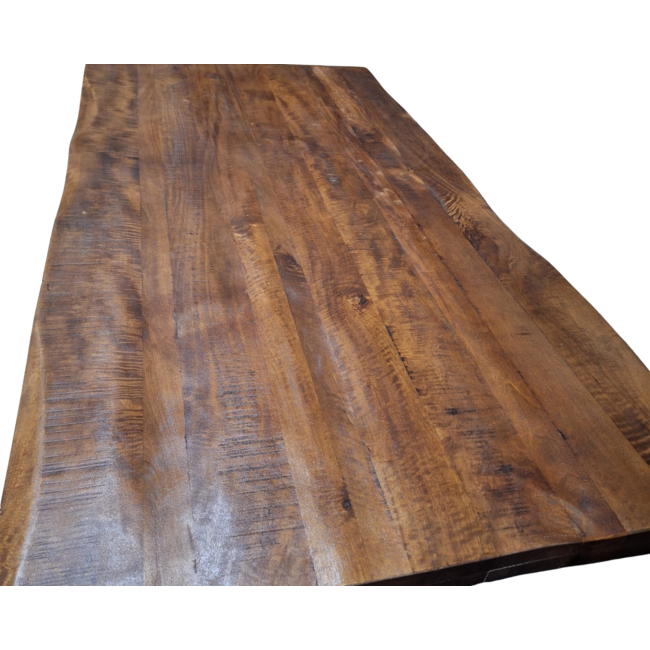 Tower Living Eettafel Nicosia Mango met stalen U poot showroommodel 200 cm