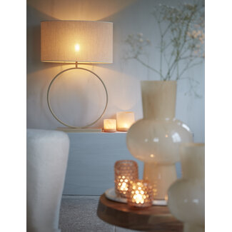 Light en Living Lampvoet LIVA crème - Diverse afmetingen