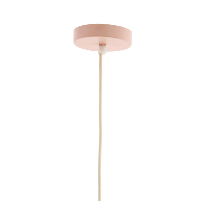 Light en Living Hanglamp Ø50X20 cm Cesano licht roze