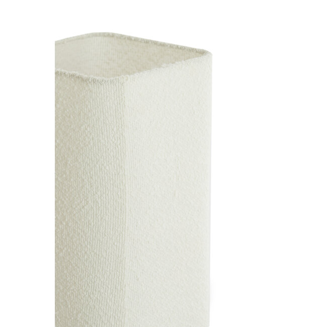 Light en Living Tafellamp 21,5X21,5X50,5 Cm WYN hout D Bruin+Boucl Creme