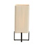 Light en Living Tafellamp 21,5X21,5X50,5 Cm WYN Mat zwart+touw creme