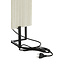 Light en Living Tafellamp 21,5X21,5X50,5 Cm WYN Mat zwart+touw creme