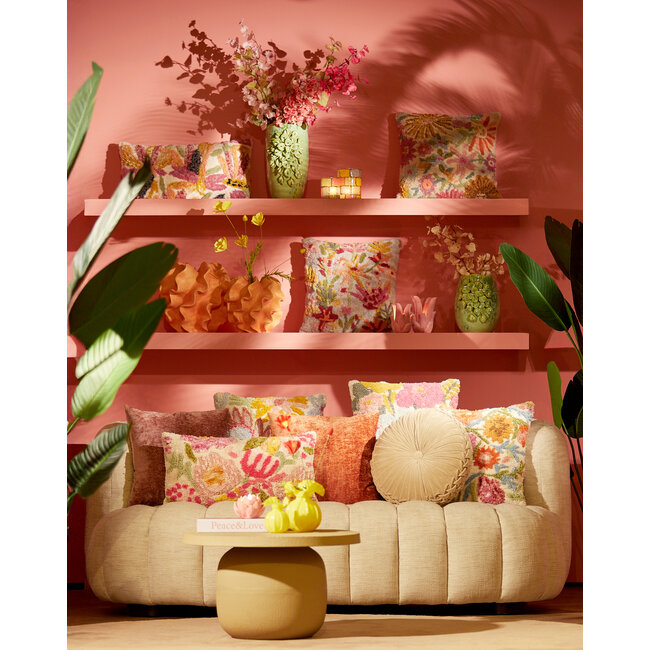 Light en Living Kussen 45X45 Cm LOULOU Creme+Multi