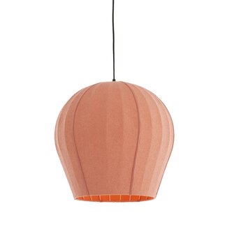 Light & Living Hanglamp Ø44x42 cm ZAGORI bouclé coral