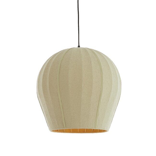 Light en Living Hanglamp Ø44x42 cm ZAGORI bouclé mintgroen