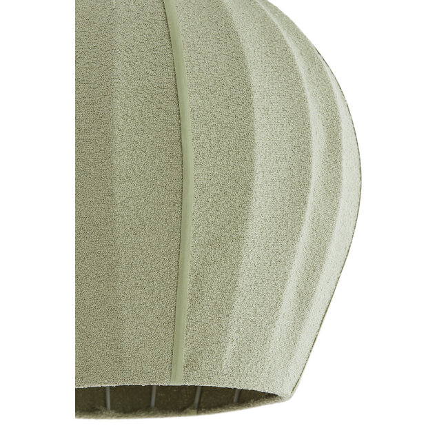 Light en Living Hanglamp Ø44x42 cm ZAGORI bouclé mintgroen