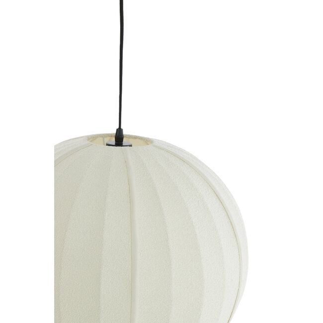 Light en Living Hanglamp Ø35X33 cm ZAGORI bouclé creme