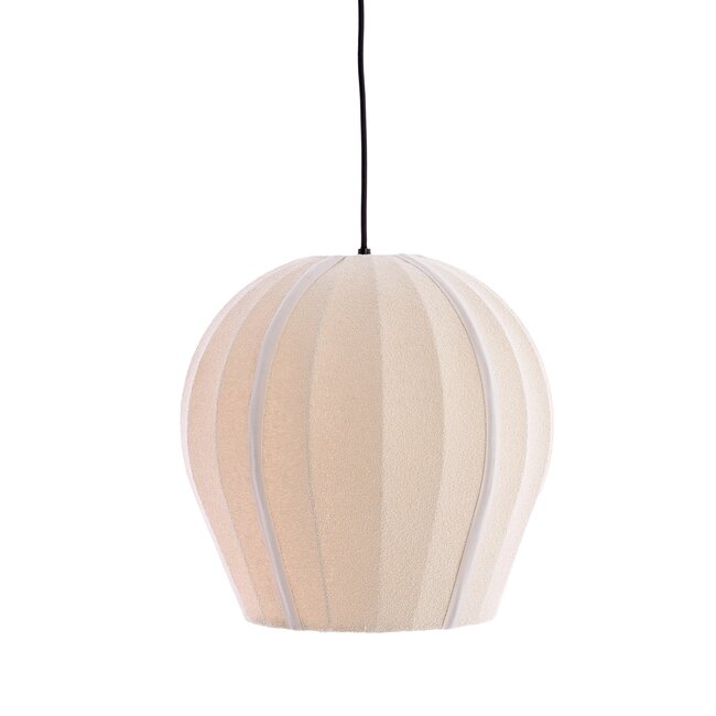 Light en Living Hanglamp Ø35X33 cm ZAGORI bouclé zand