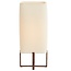 Light en Living Tafellamp 21,5X21,5X50,5 Cm WYN hout D Bruin+Boucl Creme