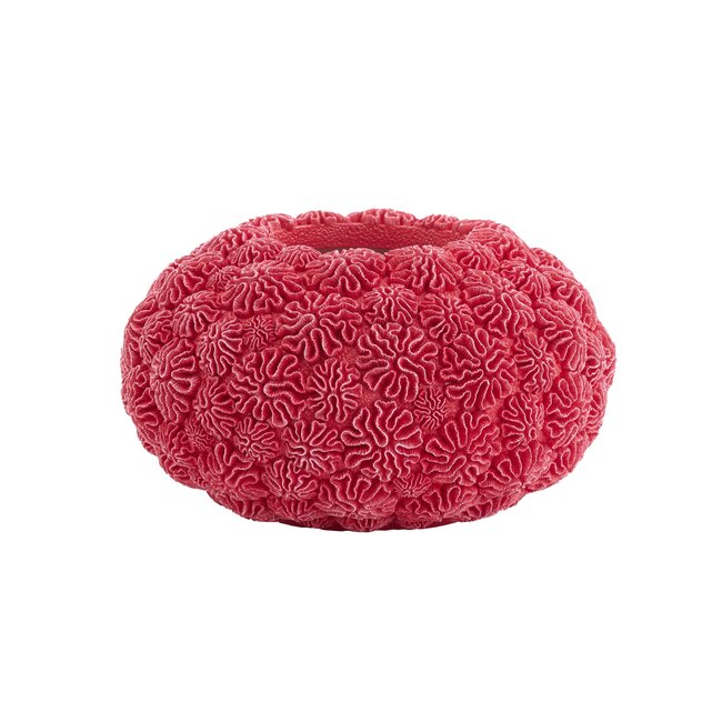 Light en Living Vaas Deco Ø37X21 Cm Coral Rood