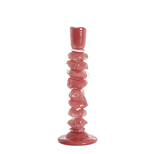 Light en Living Kandelaar Ø11,5X35 Cm ESTINA rood