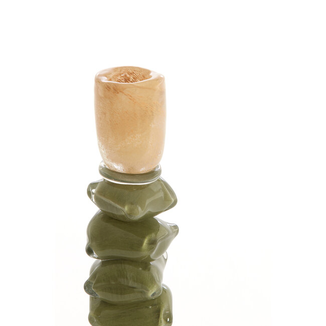 Light en Living Kandelaar Ø11,5X35 Cm ESTINA groen