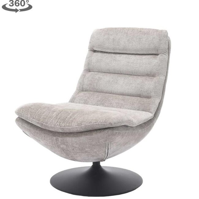 Tower Living Marano Fauteuil - Harmony 04 ice grey (draaibaar)