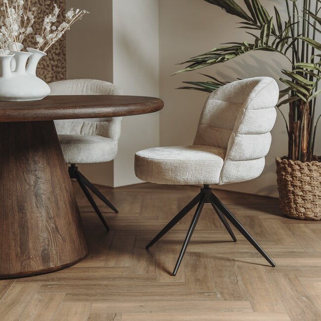 Tower Living Carro Stoel - Harmony 02 almond white