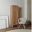 Tower Living Brescia Armstoel - fabric Puente 06 beige white (draaibaar)