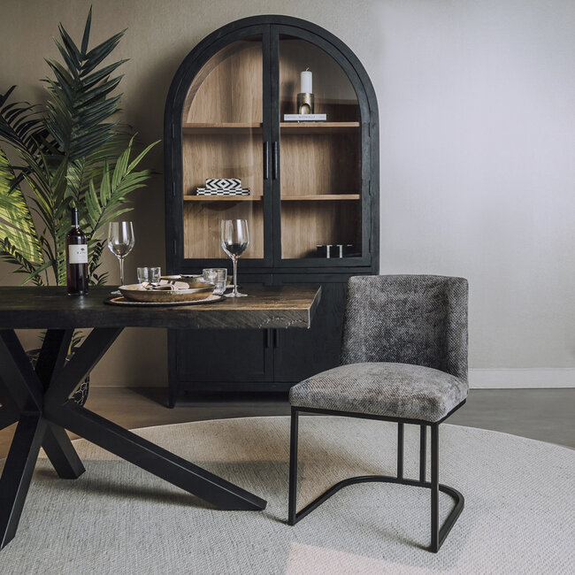 Tower Living Archi Stoel - fabric Eden 20 graphite