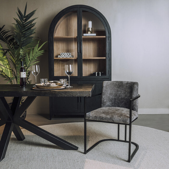 Tower Living Archi Armstoel - fabric Eden 20 graphite