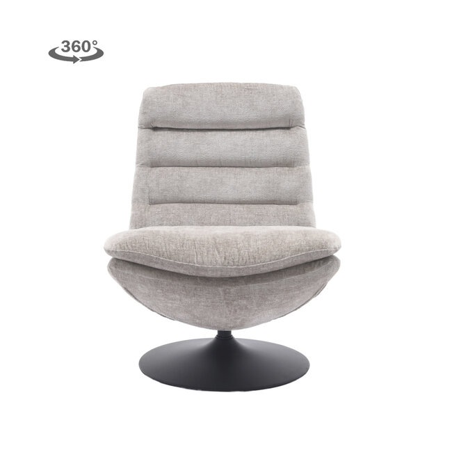 Tower Living Marano Fauteuil - Harmony 04 ice grey (draaibaar)